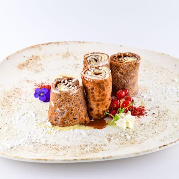 Clătite marocane cu cremă de mascarpone