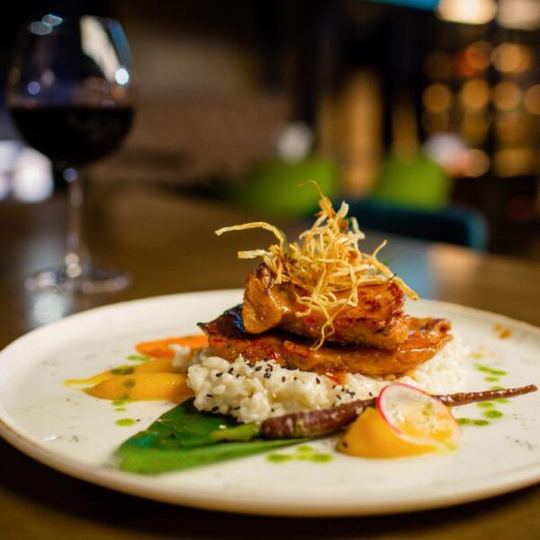 Piept de curcan cu risotto