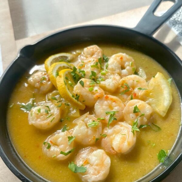 Creveți în sos sweet chilli